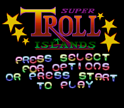 Super Troll Islands screenshot 4 for Super Nintendo
